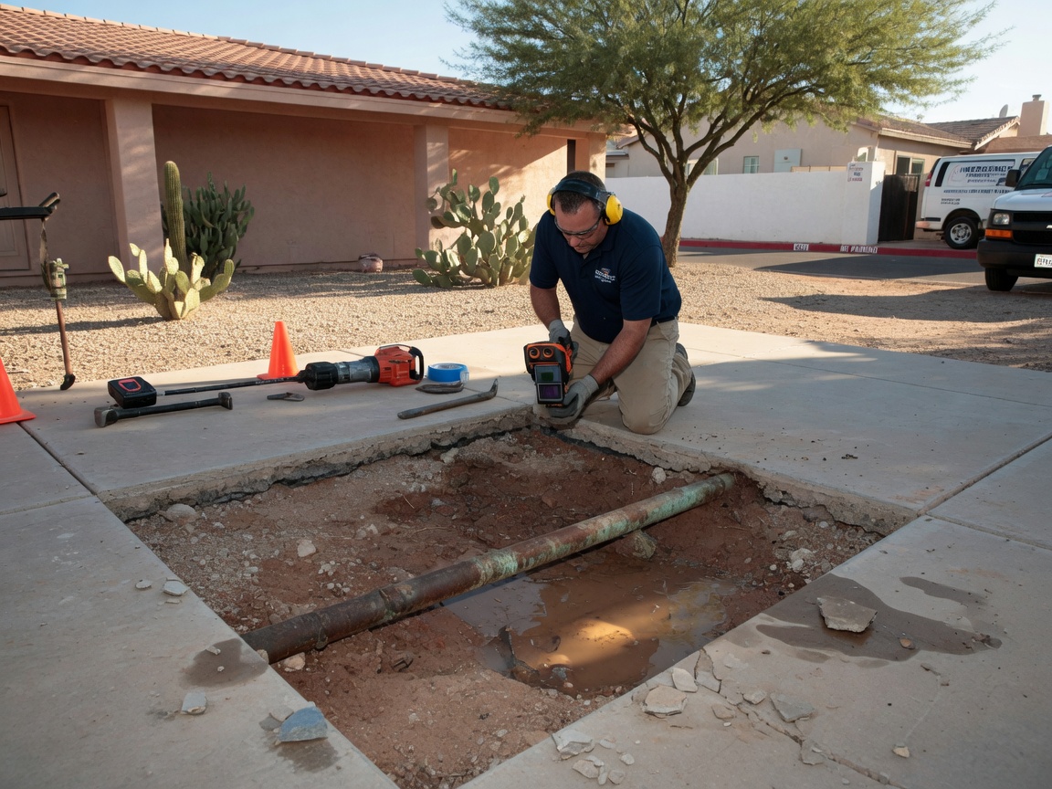 Detecting Slab Leaks Under Scottsdale Foundations