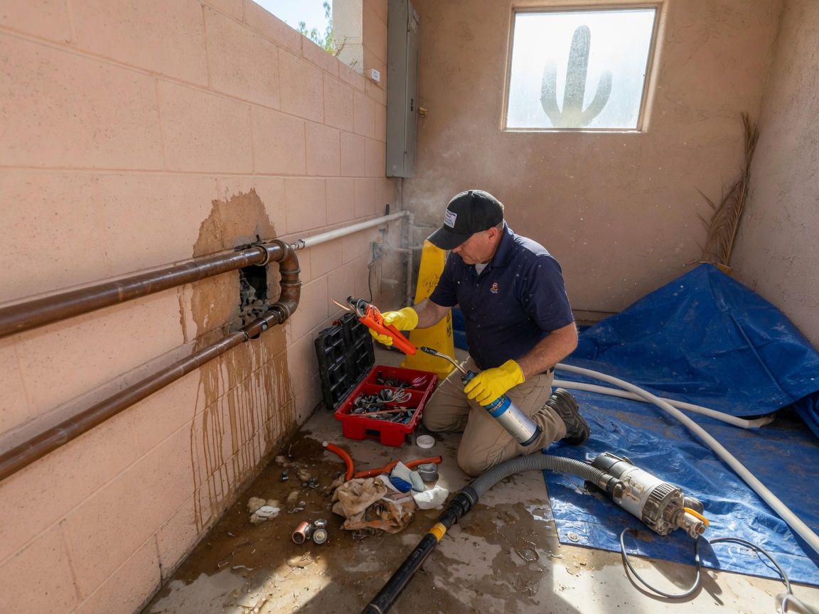 Burst Pipe Repair in Scottsdale