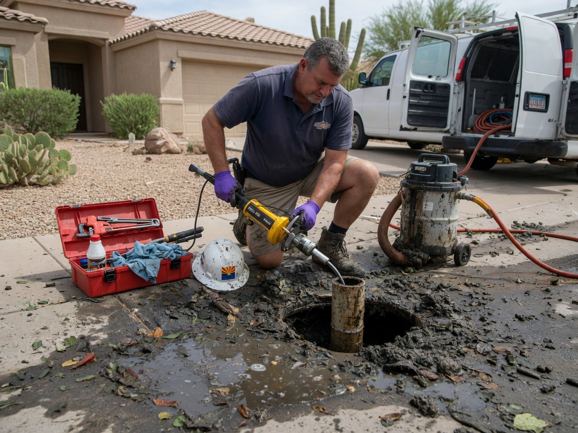 Clogged Drain Service in Scottsdale